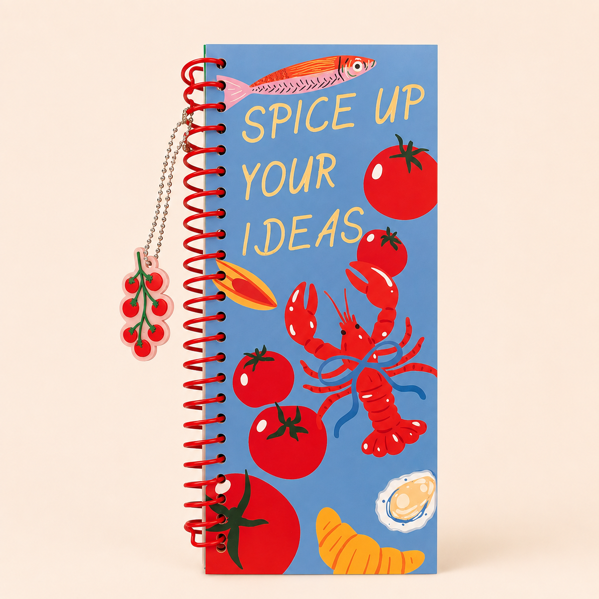 Mediterranean Slim Spiral Notebook
