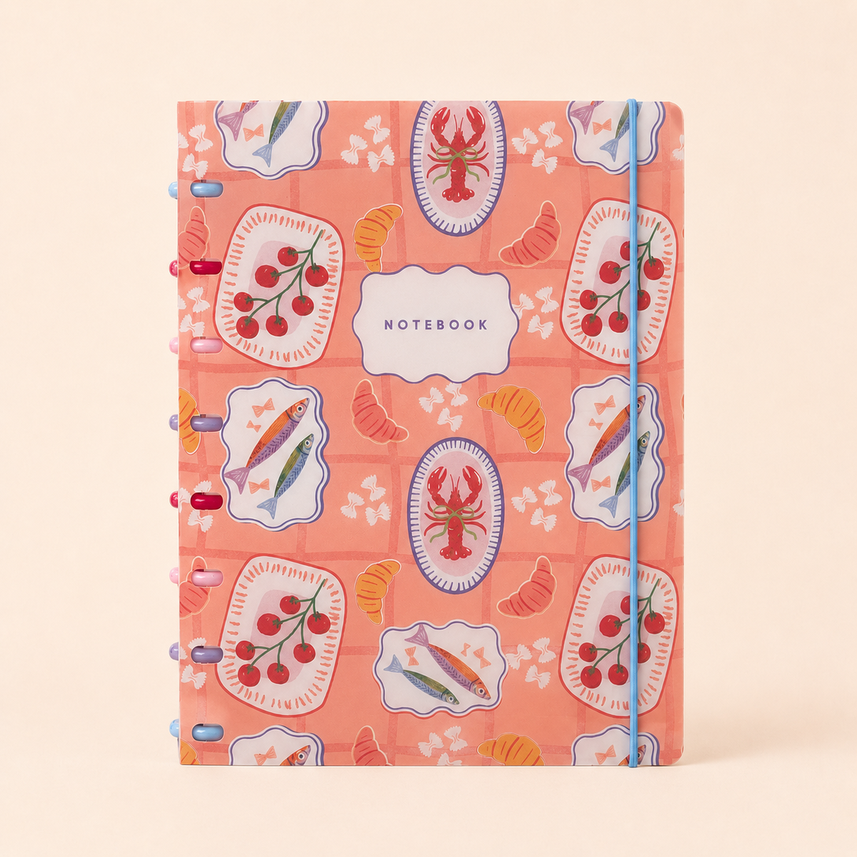 Mediterranean B5 PP Disc-Bound Notebook