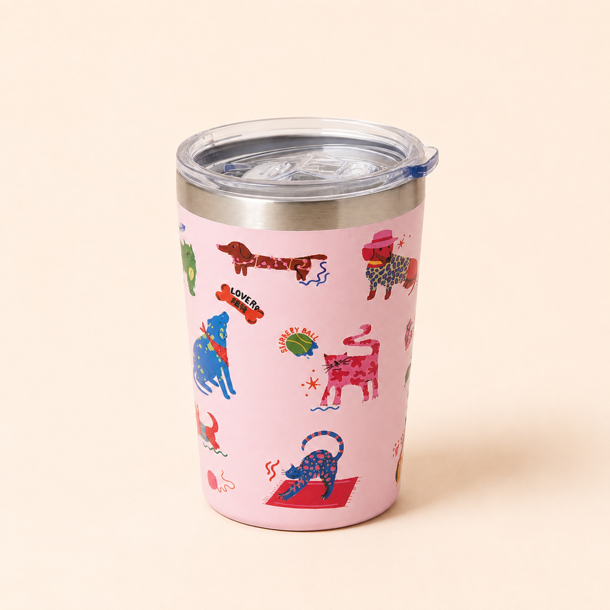 Meow Woof Mania Double-Wall Insulated Cup