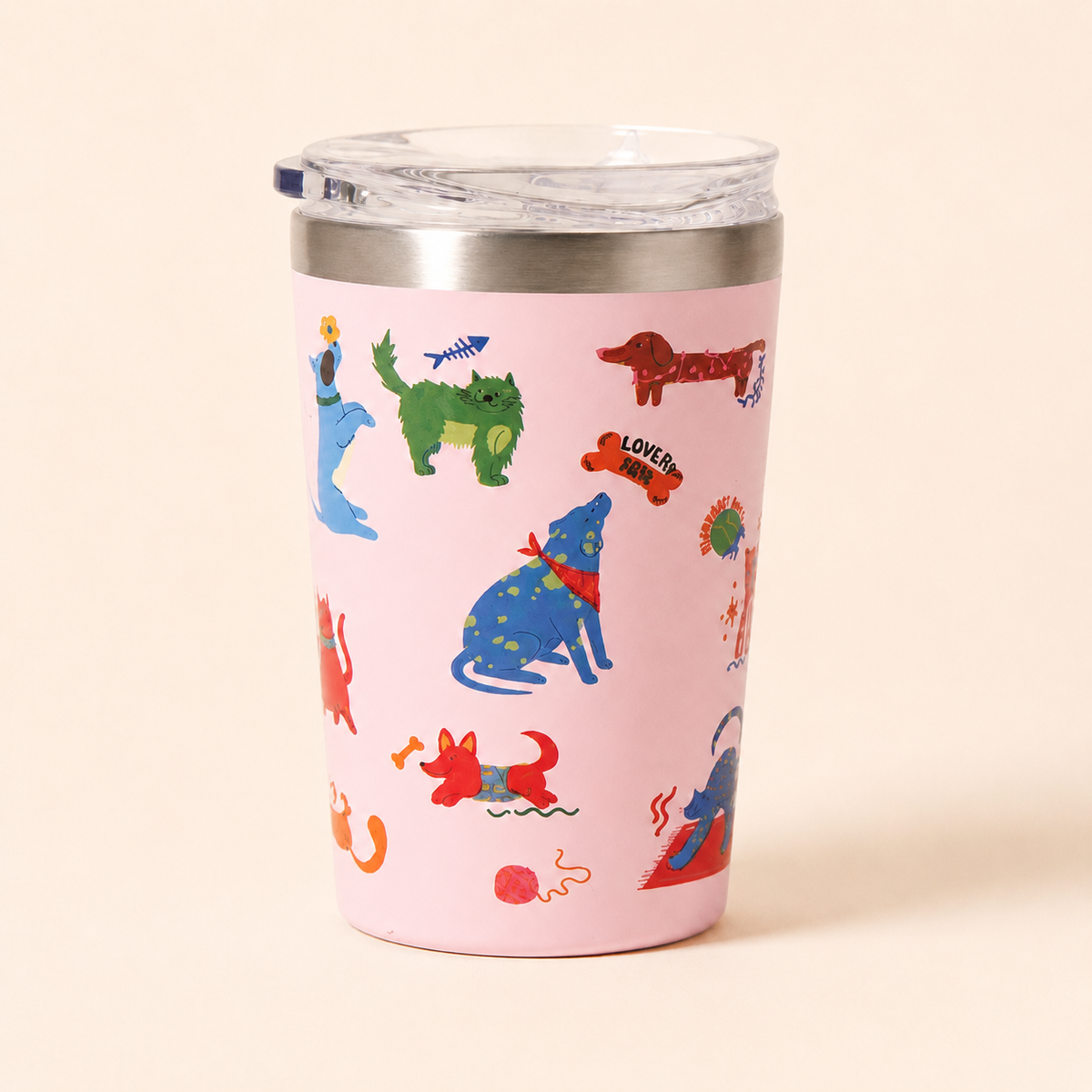 Meow Woof Mania Double-Wall Insulated Cup