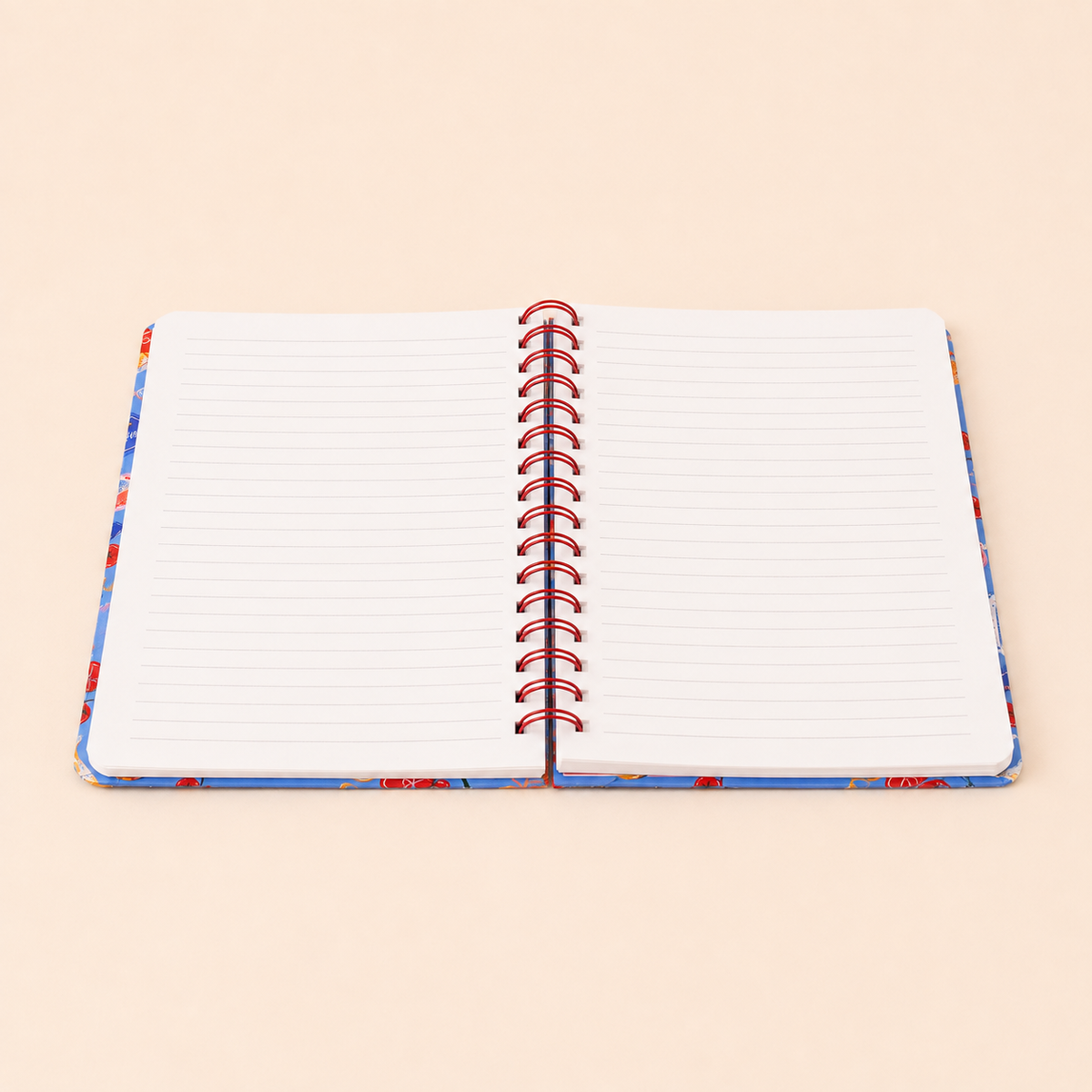 Mediterranean A5 Spiral Notebook with Sticky Notes