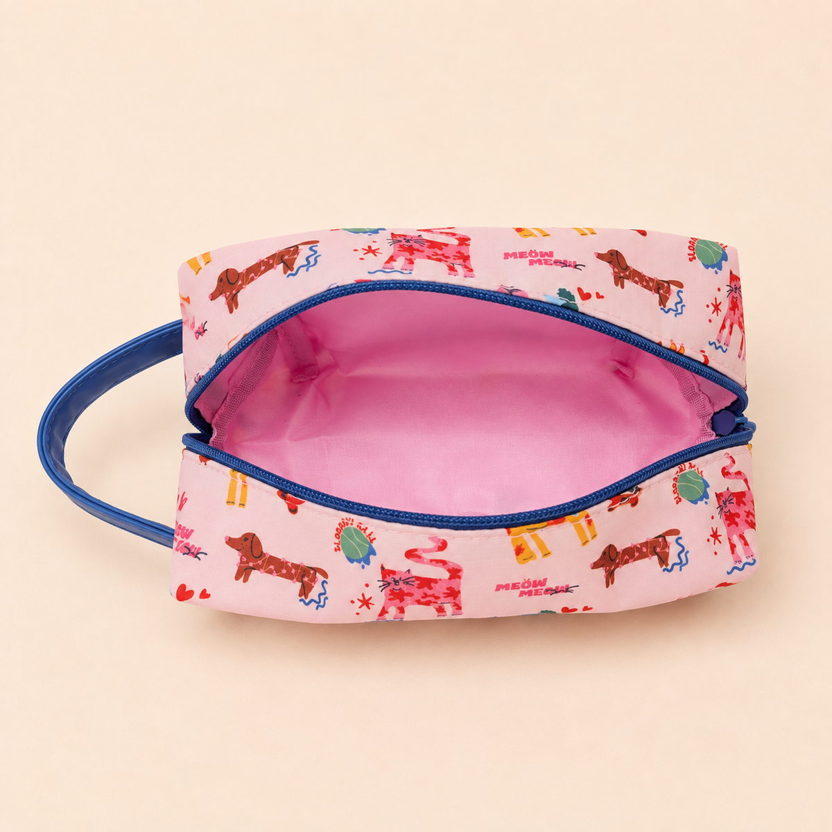 Meow Woof Mania Cosmetic Bag